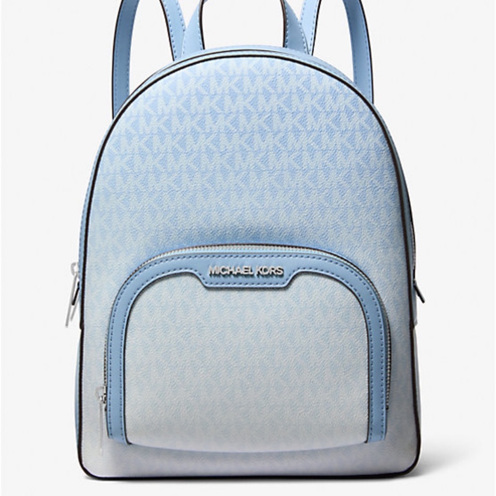 MICHAEL KORS Jaycee Medium Ombré Signature Logo Backpack
Light Sky
NWT